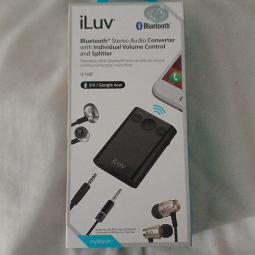 Bluetooth Audio Converter & Splitter iLuv new (Black)