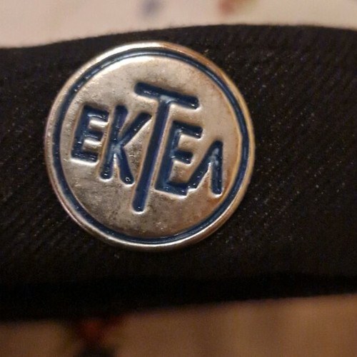 Collector's cap and police wallet used, pack from 60-70s