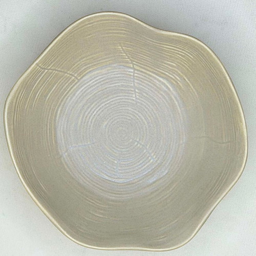 Stoneware plate Espiel Professional with wavy design, diameter 21.5 cm like new