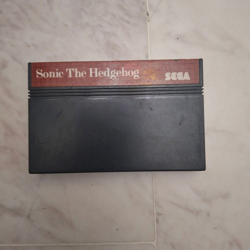 Sonic The Hedgehog cartridge for Sega Master System used