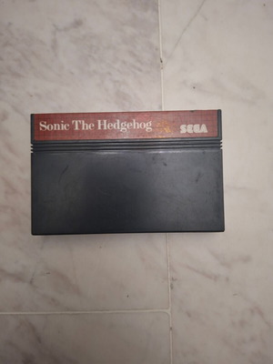 Sonic The Hedgehog cartridge for Sega Master System used