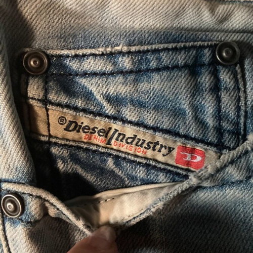 Diesel light blue skinny men's jeans size 28 used vintage