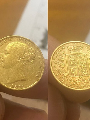 Λίρα Βικτωριανή 1871 μεταχειρισμένη