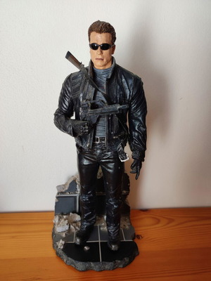 McFarlane Toys Terminator 3 Rise Of The Machine T-850 Deluxe 12 Inch Action Figure used