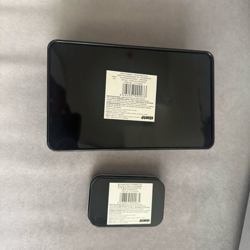 Storage boxes shaped like calculators, set of 2, like new