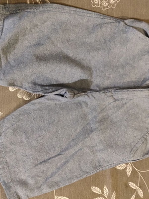 Bermuda shorts like new for boys 5-6 years, blue and gray