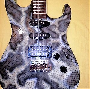 Ηλεκτρική κιθάρα Washburn Custom Paint SNAKE SKIN Design