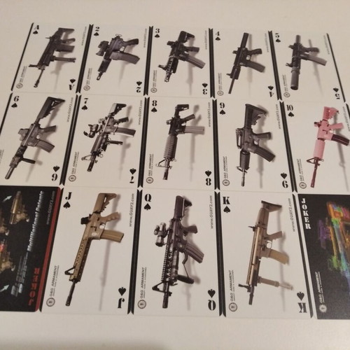 Collectible G&G Armament Plastic Playing Cards like new