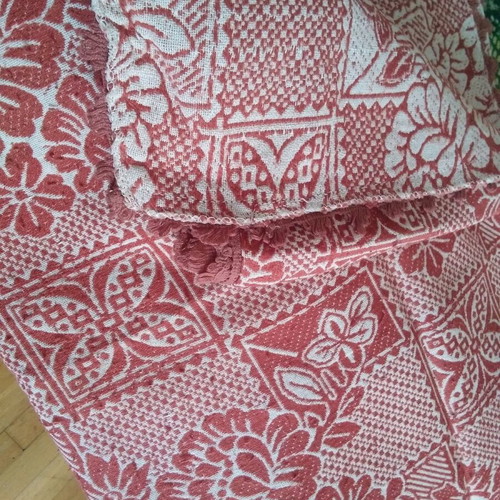 Woven cotton quilt new, washed 1.30x1.95