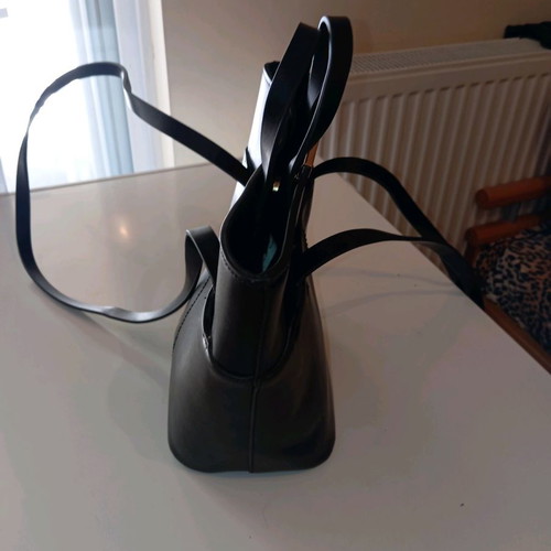 Zara leather bag new and unused, black