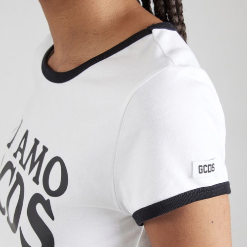 GCDS Mini Top New, White, Size S