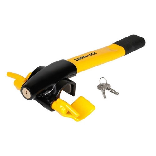ZANNA-LOCK LAMPA steering wheel lock new, universal yellow