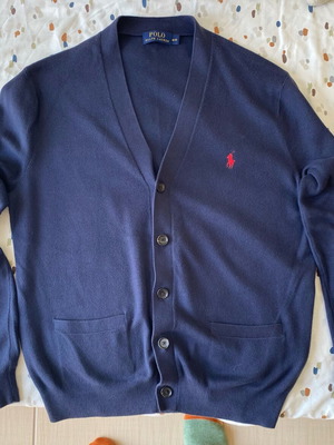 Ralph Lauren men's cardigan like new, blue, size M