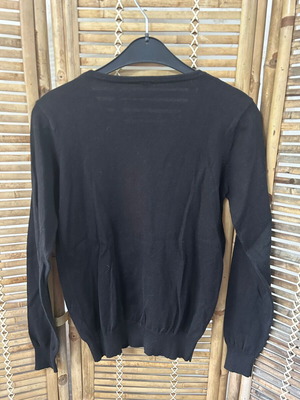 Black button-up cardigan, size 40