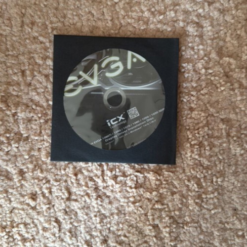 EVGA 10XX/10XXTi Series Driver Installation DVD like new