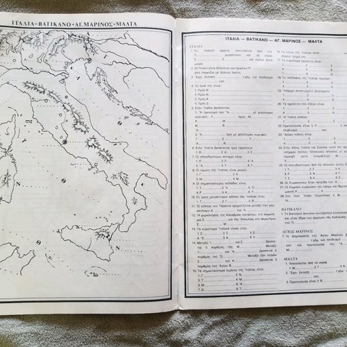 Europe maps used, set of 2, Agyra editions