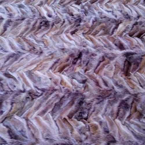 Fur rug made from fox paws, new, 300x220 cm