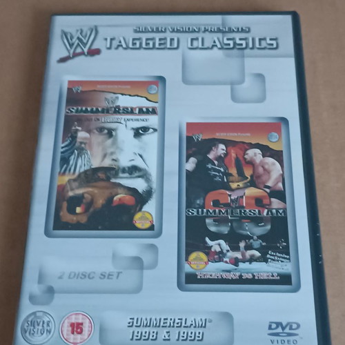 WWE WWF Summerslam 1998 & 1997 2-DVD sealed Tagged Classics