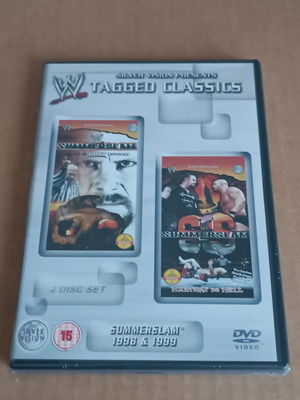 WWE WWF Summerslam 1998 & 1997 2-DVD σφραγισμένο Tagged Classics