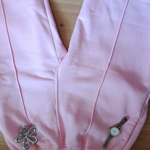 Shein pink joggers new, XS size, warm for cold days
