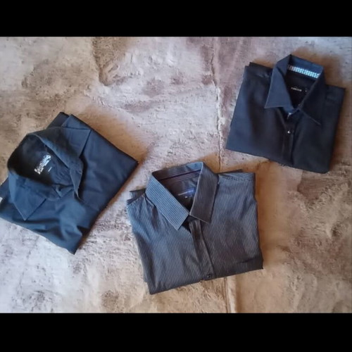 Men's dress shirts like new, set of 3 pieces