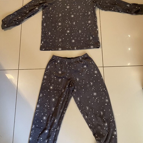 C&A Girls' Pajama Set Size 152 Like New, Velour Fabric