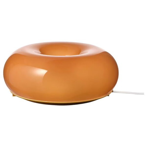 VARMBLIXT LED Orange Donut Lamp New in Box