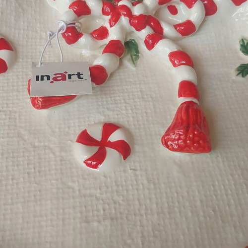 Inart Large Christmas Porcelain Platter new