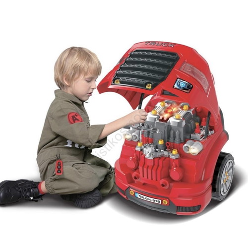 Workshop Truck Toy like new with lights and sound