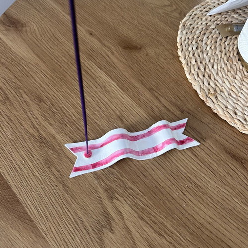 Incense holder ceramic with incense sticks gift, new