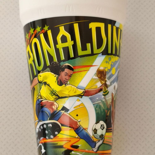 FIFA World Cup Ronaldinho Limited Edition collectible glass new