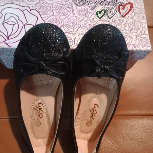 Anatomic leather ballerinas size 28 new, black