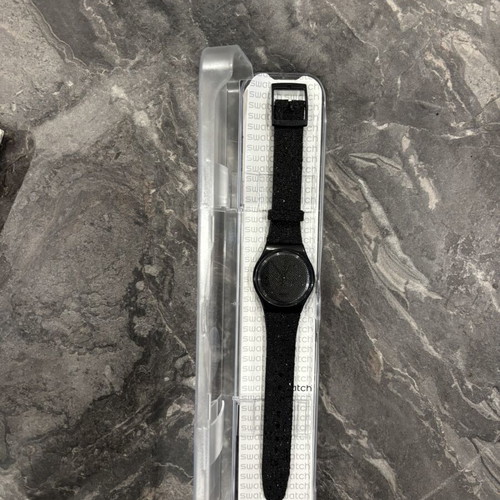 Swatch Climax GZ254 women's watch new, black silicone strap