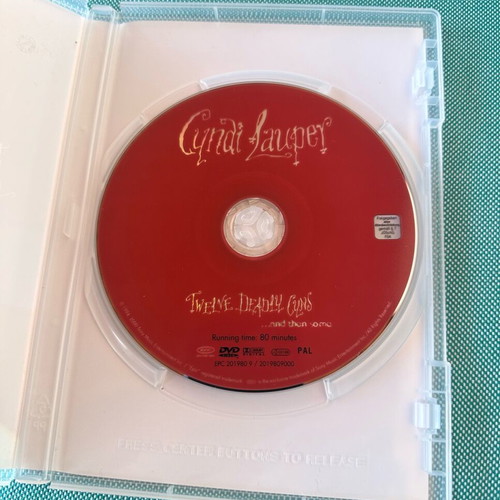 Cyndi Lauper Twelve Deadly Cyns DVD like new, pop