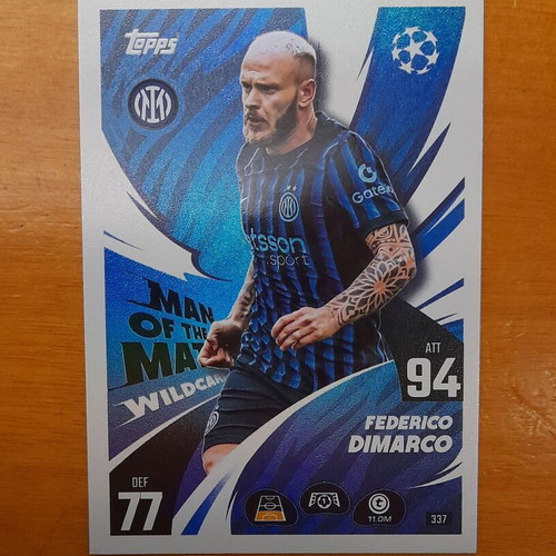 Topps card Frederico DiMarco Man of the Match wildcard brand new