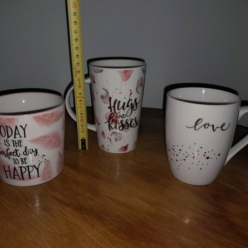 Cups like new, set of 3 pieces
