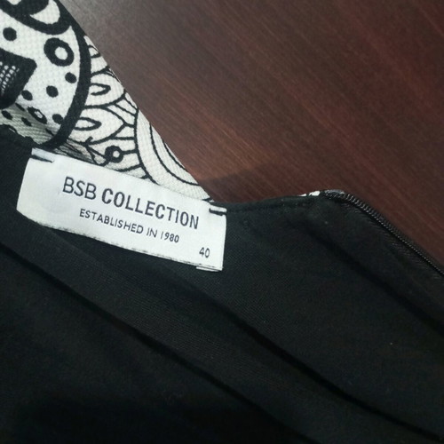 BSB Collection dress used, size 40, black and white