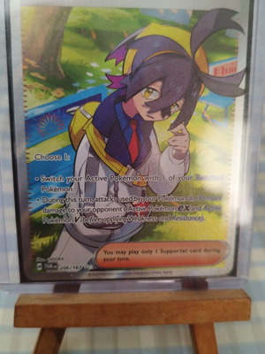 Kieran 206/167 Supporter Twilight Masquerade κάρτα Pokémon σαν καινούργιο