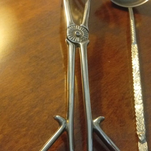 Vintage serving utensils set of five used