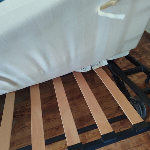 IKEA Sofa Bed used with metal frame and removable mattress