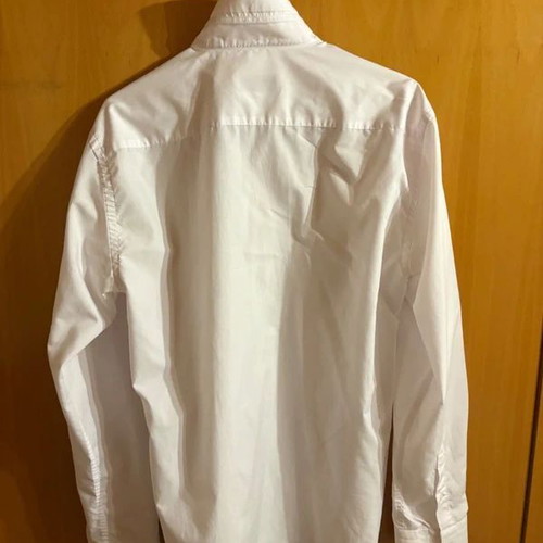 Gialló White Men's Dress Shirt Size L Like New
