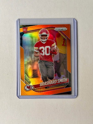 2025 Panini Prizm Rookies Card Brashard Smith #308 Orange Prizm new
