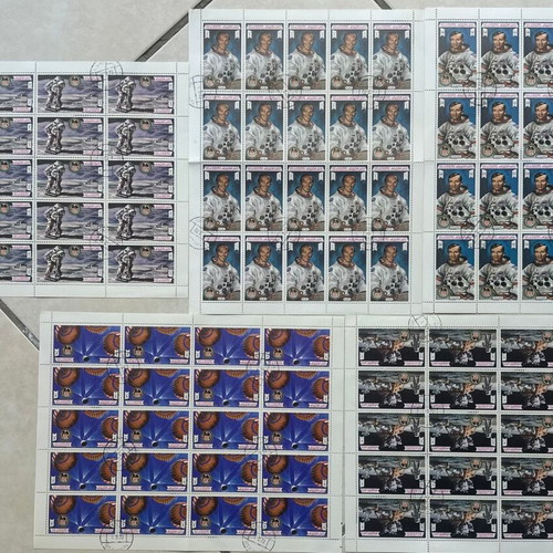 Ras Al Khaimah Apollo 16 Stamp Sheets 5 New 1972