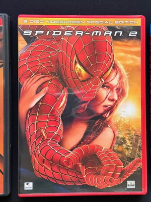Spider-Man DVD and Blu-ray collection like new, fantasy action movies