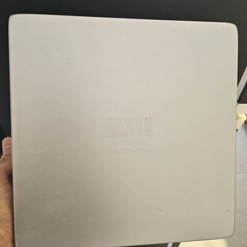 PME Square Baking Tray 30x30x10 cm like new, anodized aluminum