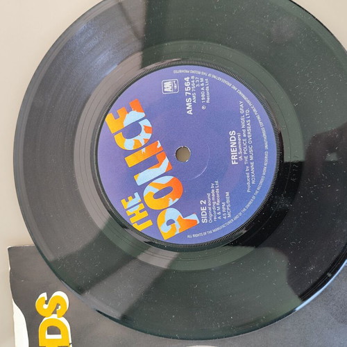 The Police Don't Stand So Close To Me / Friends 7" single vinyl 1980