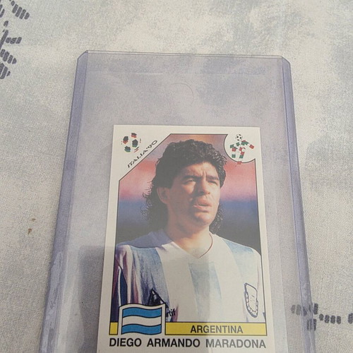 Maradona Italia 90 Panini World Cup Story like new