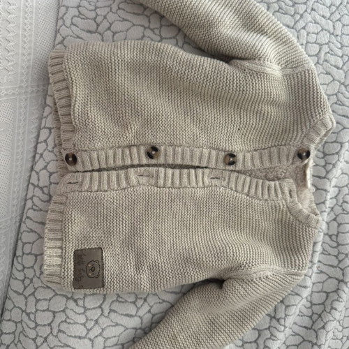 Baby cardigan with inner fur used, 3 months, unisex, 62cm