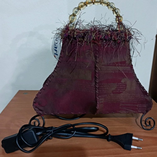 Inart handbag table lamp new