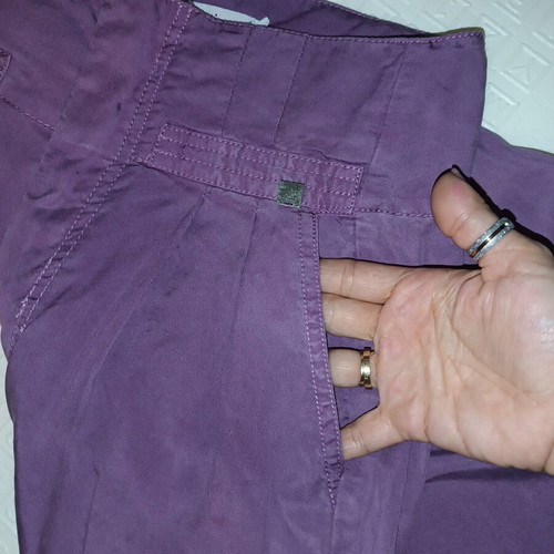 Attrattivo women's summer wide-leg pants mauve new XS